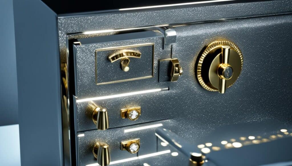 jewelry in a safe